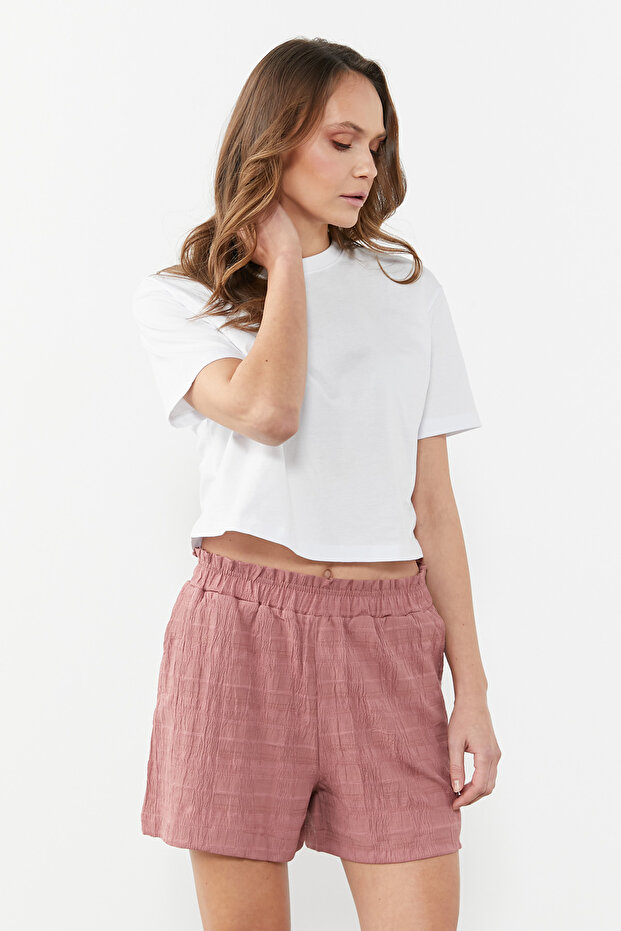 Beli Lastikli Şort - 5