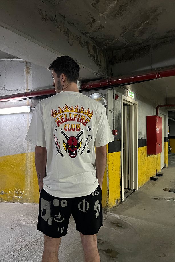 JDD LNDN Erkek Jogging Fit Bermuda Desenli Pamuklu Şort - 6