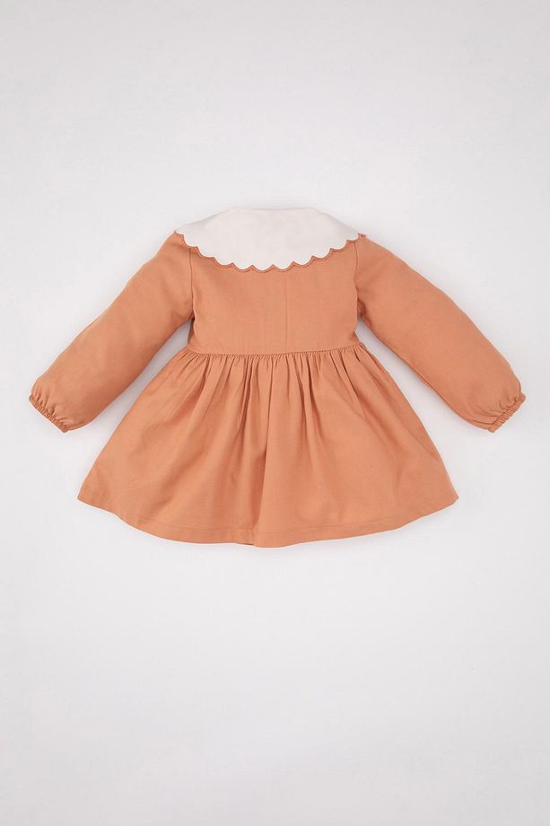 Kız Bebek Uzun Kollu Twill Elbise C0542a524sp - 5
