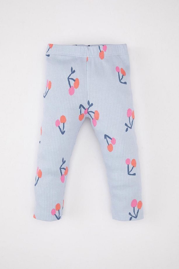 Kız Bebek Meyve Desenli Uzun Kollu Fitilli Kaşkorse Pijama Takımı A9480a524sp - 2