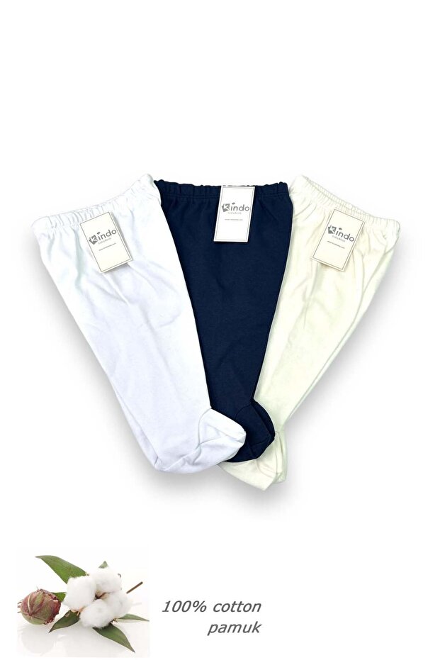3-Piece Baby Booties Pants 100% Cotton Mother's Favorite