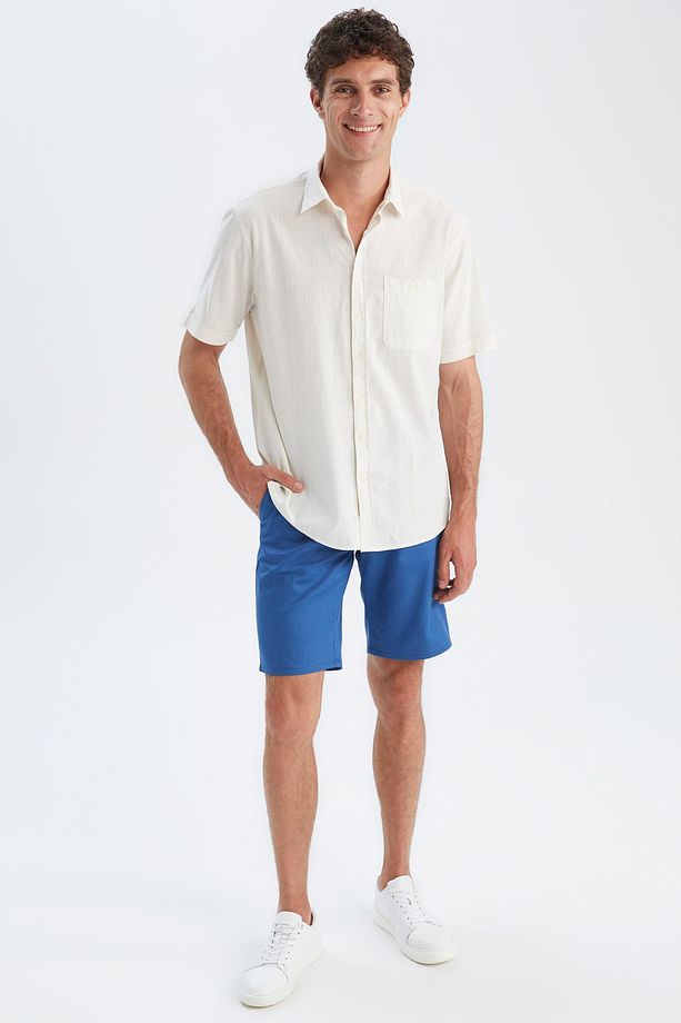 Regular Fit Basic Bermuda Şort R4324az22sm - 4