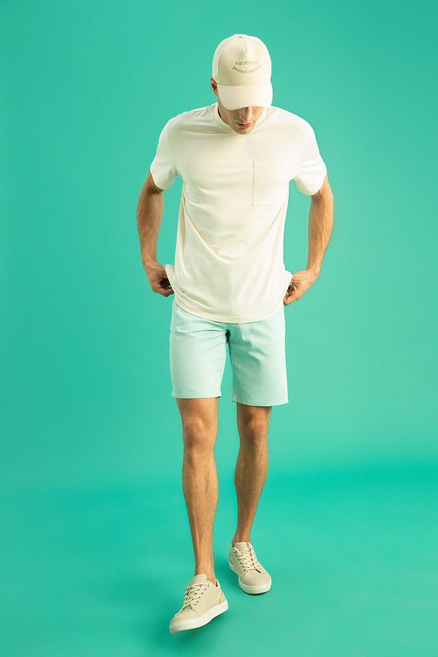 Regular Fit Basic Bermuda Şort R4324az22sm - 3
