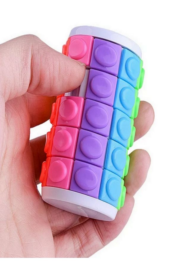 Silindir Zeka Küpü- Rotate Slide Puzzle- 3 Ve 5 Katmanlı (2Lİ) - 2