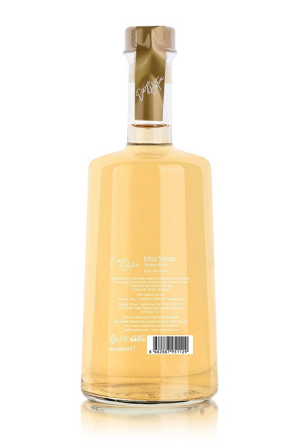 Amasya Misket Elma Sirkesi / Apple Cider Vinegar (doğal Fermente Canlı Sirke / 500 Ml) - 3