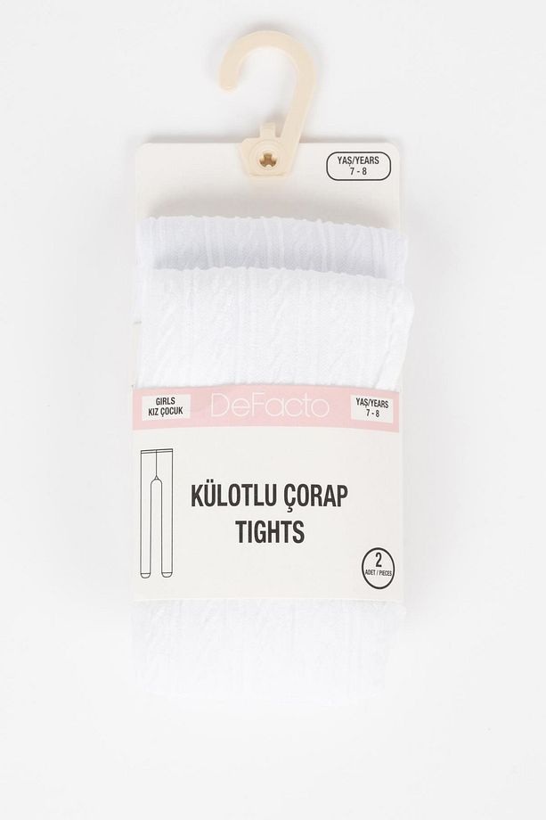 Kız Çocuk 2'li Külotlu Çorap Y5005a6ns - 1