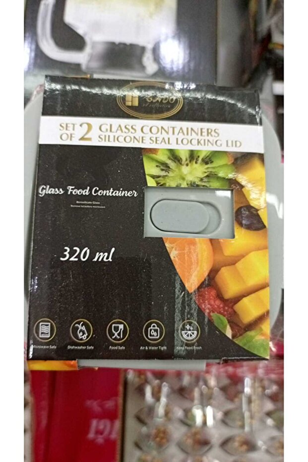 2-Piece Storage Container with Lock