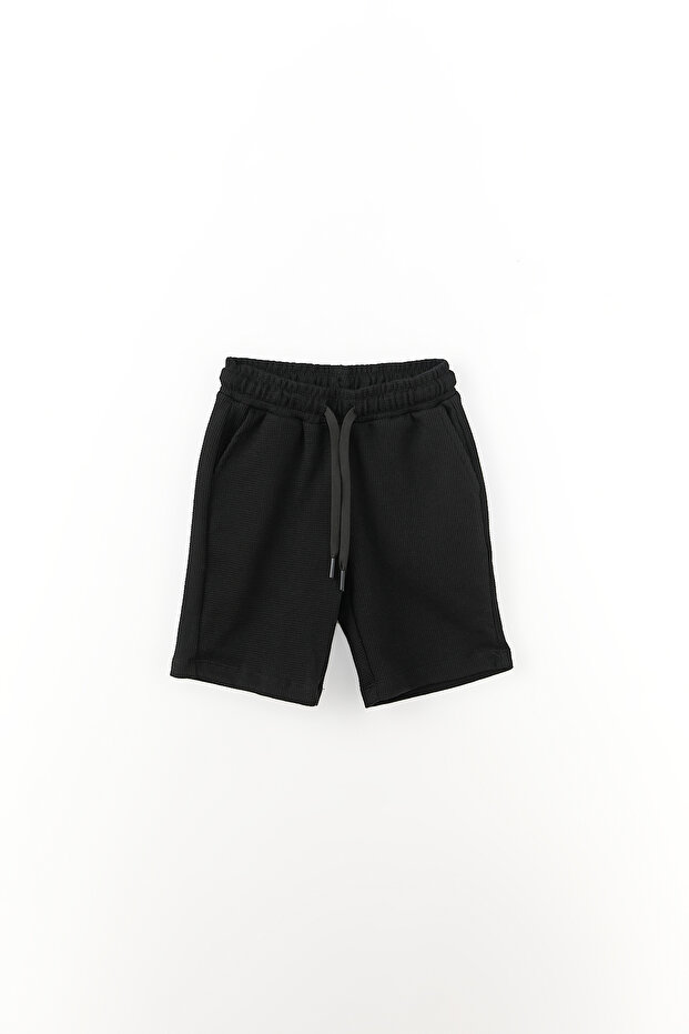 Boy's Textured Shorts - 1