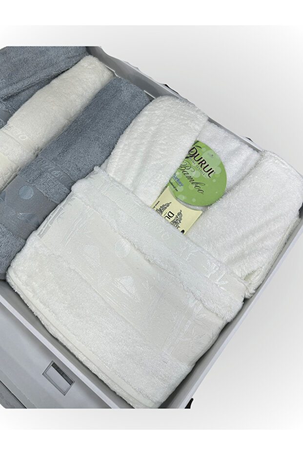 Çift Kişilik Bambu Bornoz Seti (Sabun Hediyeli) - 3