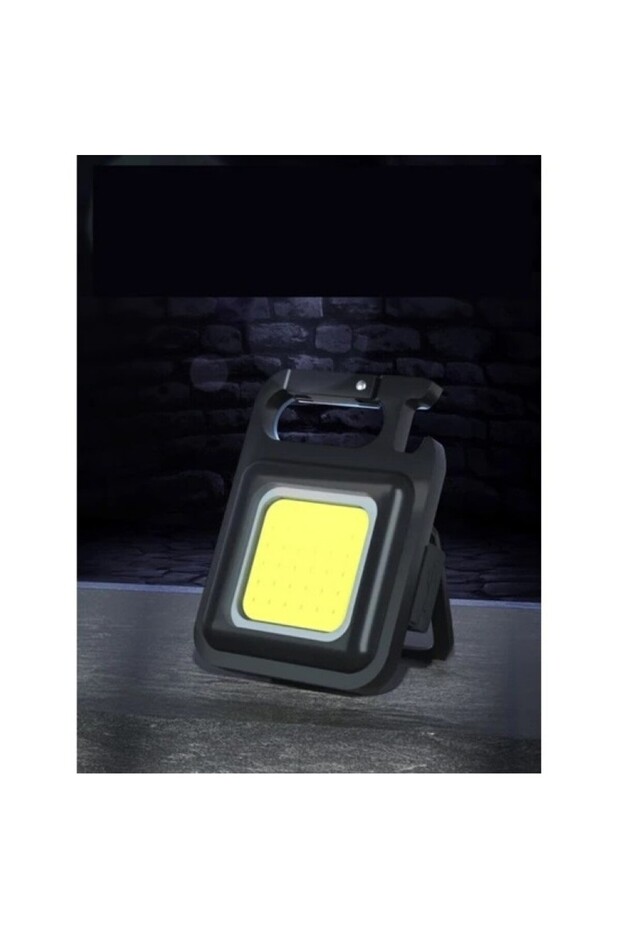 Kamp Anahtarlık Lambası Güçlü 30 Cob Led Askılı Şarjlı Mıknatıslı Pratik led Mini Tamir - 1