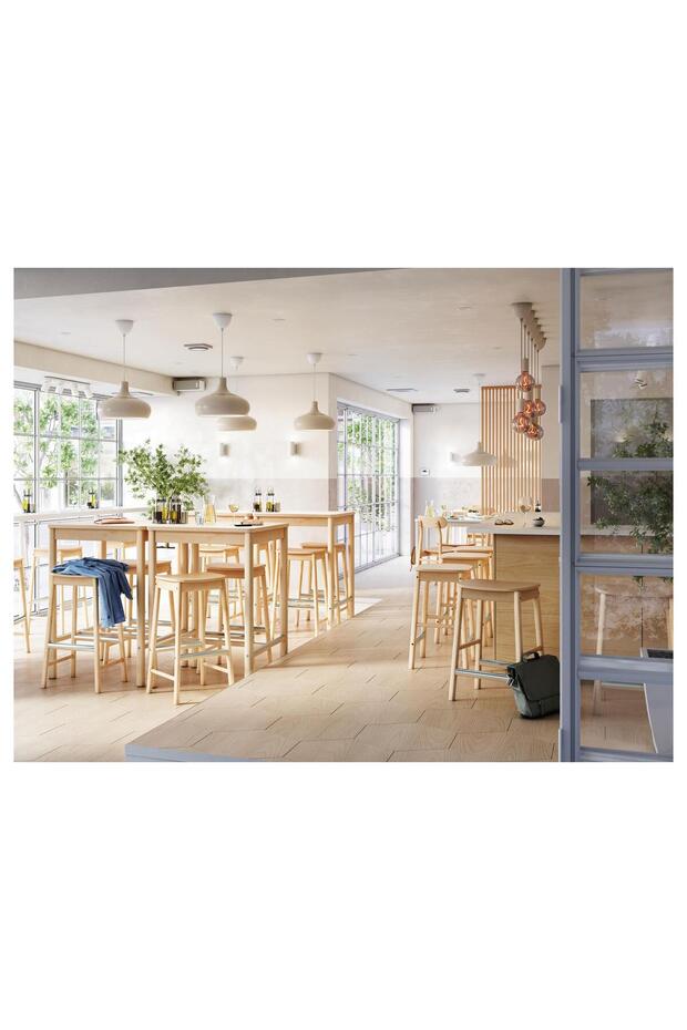 RÖNNINGE bar taburesi, huş, 63 cm - 6