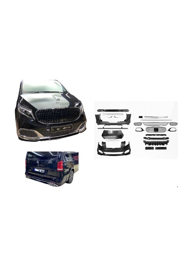 MERCEDES - VİTO YENİ 2021 MAYBACH BODY KİT (KAPUT DAHİL) W447 - - 1