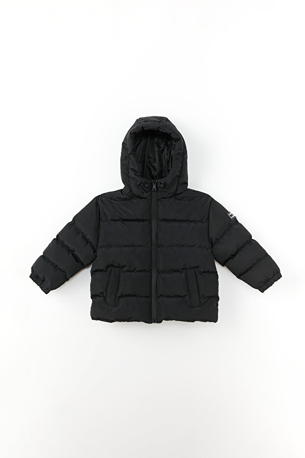 Boy's Hood Detailed Coat