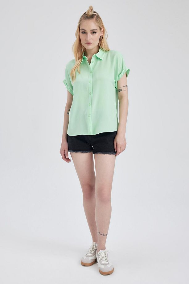 Regular Fit Kısa Kollu Gömlek U2742az23sm - 2