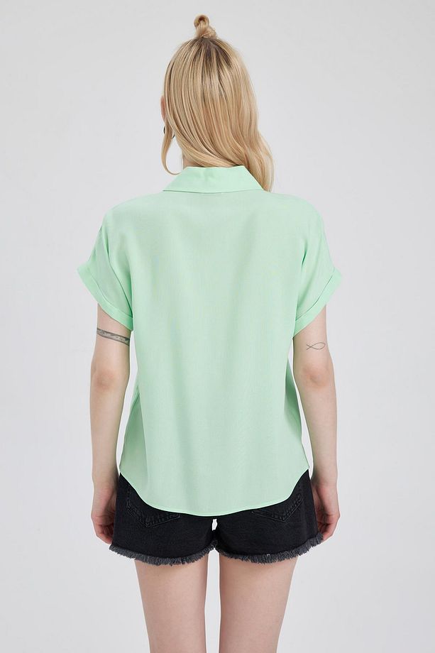 Regular Fit Kısa Kollu Gömlek U2742az23sm - 6