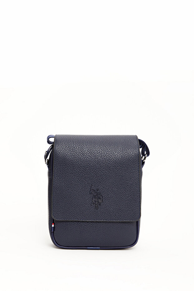 US POLO ASSN8431-8432 MEN'S SHOULDER BAG MAILMAN BAG NAVY BLUE