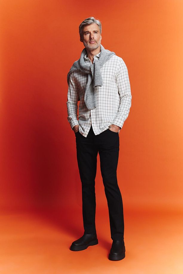 Regular Fit Chino Kanvas Pantolon W4963az23sp - 1