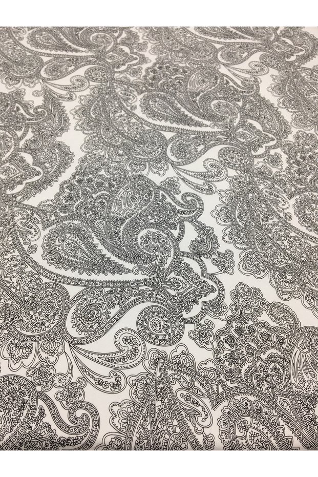 Shawl Patterned Gabardine Fabric Flexible