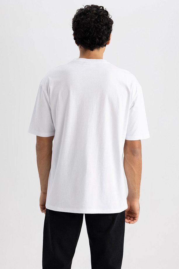 Tupac Oversize Fit Bisiklet Yaka Kısa Kollu 100 Pamuk Tişört Z4157az23sp - 6