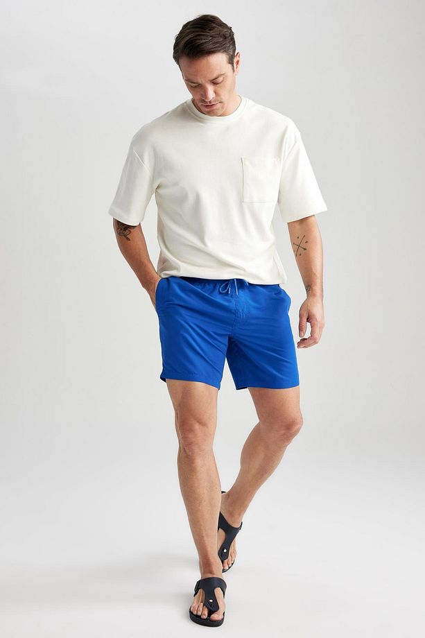 Regular Fit Diz Üstü Deniz Şortu N0132az23hs - 3