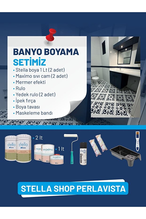 Stella Banyo Boyama Seti - 1