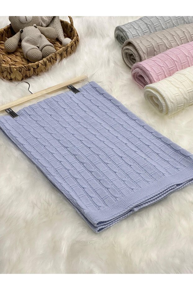 LITTLE LAND STAILER HAIR KNITTED KNITWEAR BABY BLANKET