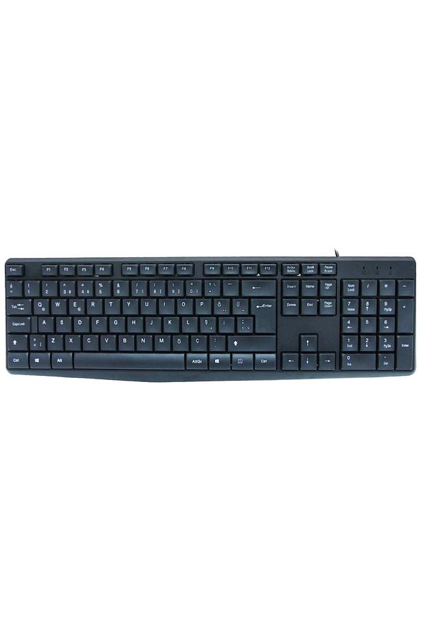 C-73 Kablolu Standart Wired Usb Klavye Türkçe Q - 3