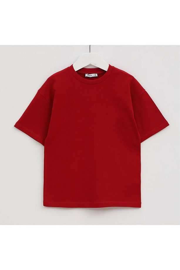 3'lü  unisex kız erkek set 1 adet kargo cep eşofman altı 2 adet basic t-shirt 7-14 yaş - 3