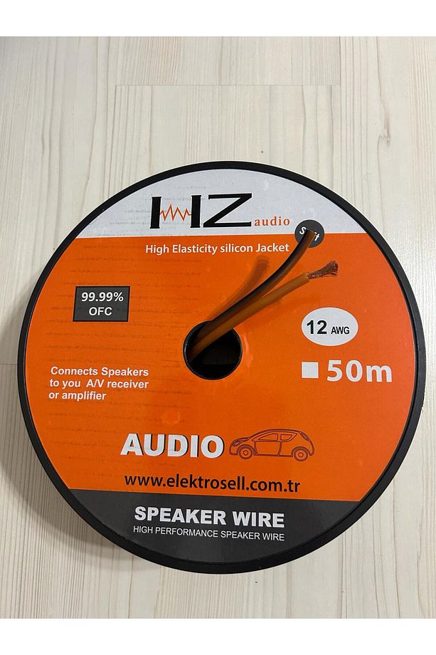 rms sound hz audio 12 ga %100 bakır ofc kablo - 2