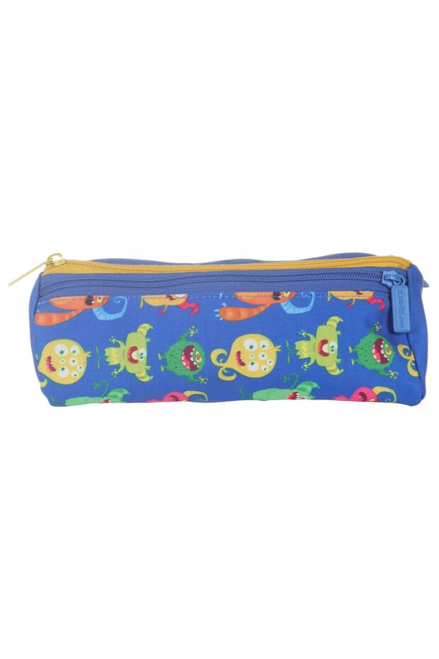 Kids&love Blue Monsters Pencil Bag - Boy