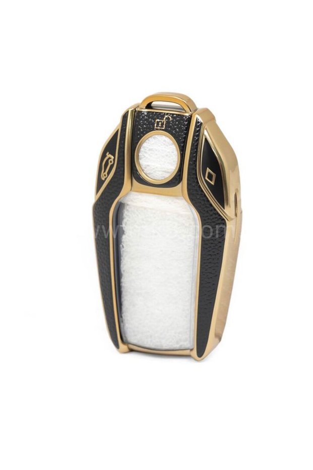 For Bmw 5 And 7 Series G11 G12 G30 G31 G32 I8 I12 I15 Smart Key Protection Case Black Gold