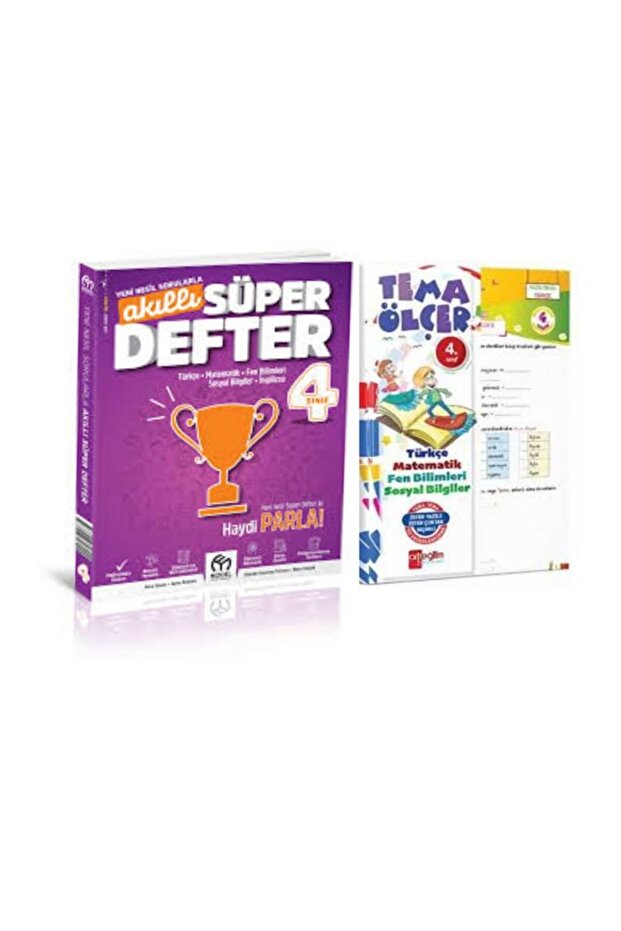 4.Sınıf Tüm Dersler Akıllı Defter + Yaprak Test - 2
