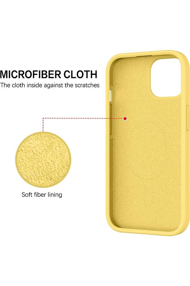 iPhone 13 Kılıf İle Uyumlu - Şık Kalp Logolu, Yumuşak ve Çizilmez Mikrofiber Astar - 6