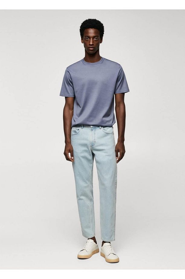 Ben model tapered cropped jean - 2