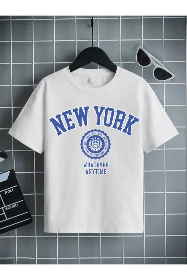 NEW YORK PRINTED CHILDREN'S T-SHIRT