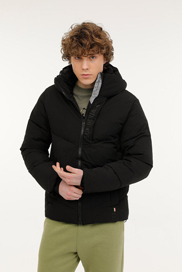 M-CT645 LUIS COAT 2PR معطف قصير للرجال باللون الأسود
