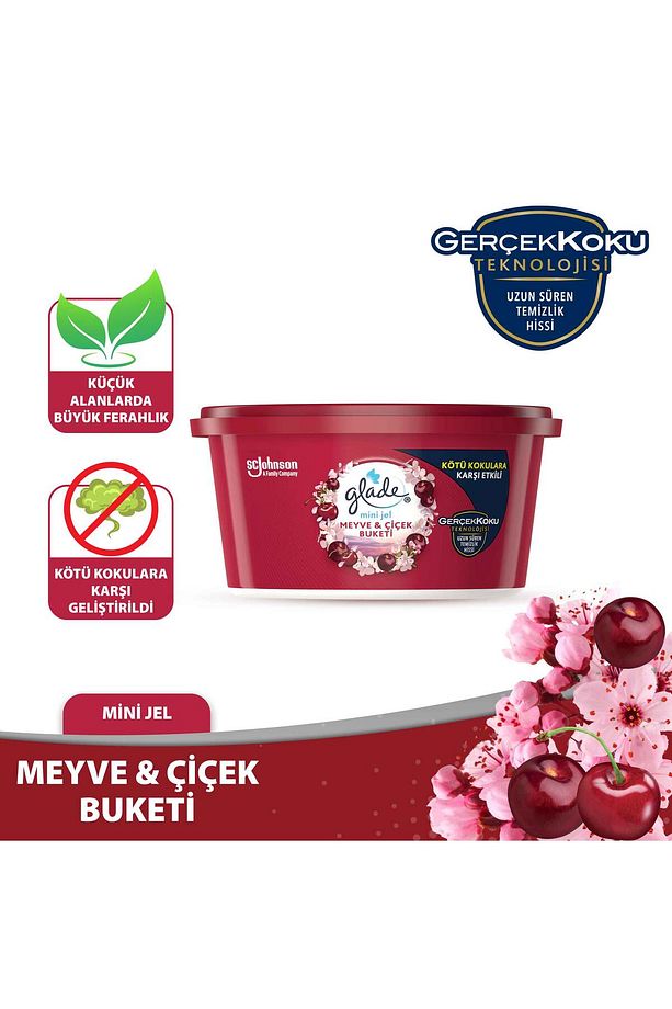 Hava Tazeleyici Jel, Mini Jel, Meyve Ve Çiçek Buketi, 70g - 1