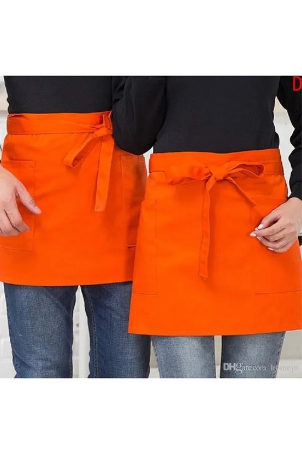 Waist-Tied Kitchen Apron Waiter Apron Barista Cafe Apron Restaurant Chef Hairdresser Cook Apron