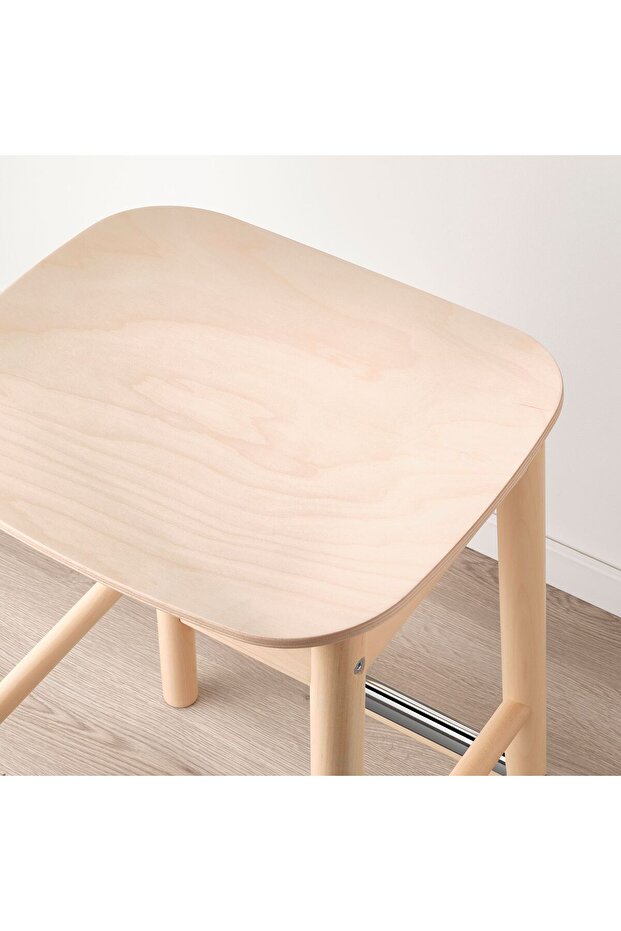 RÖNNINGE bar taburesi, huş, 63 cm - 3