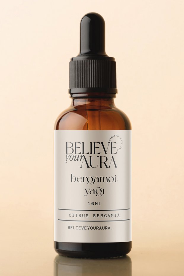 Bergamot Oil - 100% Pure and Organic Skin and Hair Care Oil - Bergamot Oil - 10 ml