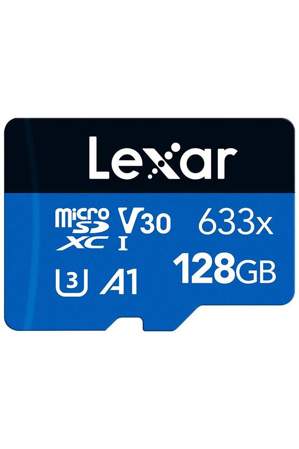 128GB LEXAR NLSDMI128BB633A 633X MICROSDXC HIGH-PERFORMANCEC10 A1 V30 U3 HAFIZA KARTI - 1