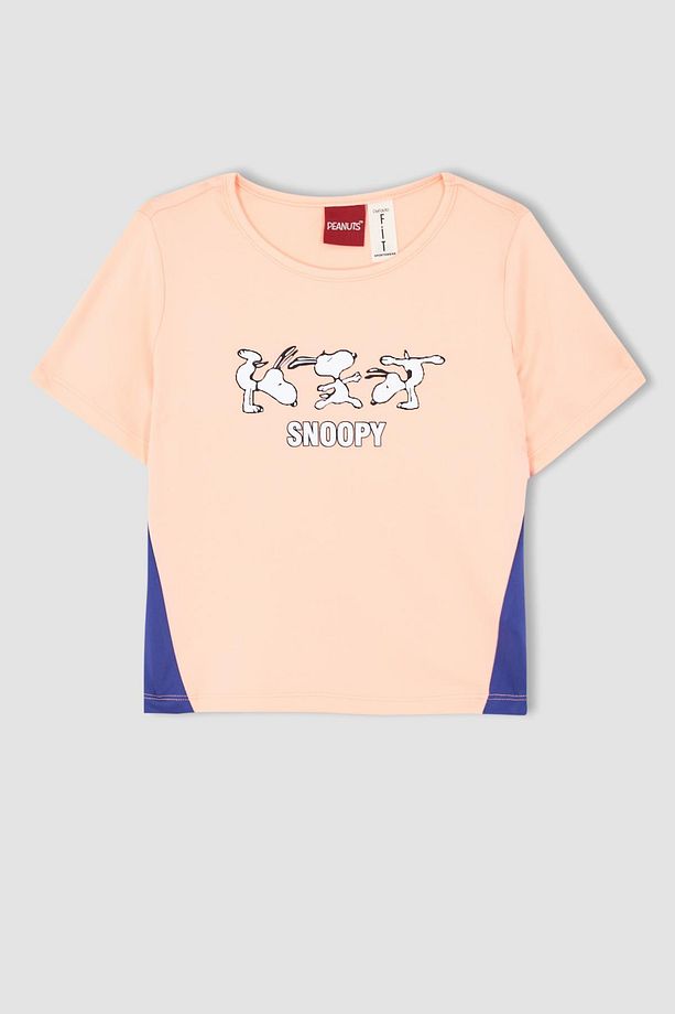 Kız Çocuk Snoopy Kısa Kollu Tişört X7734a622sm - 6