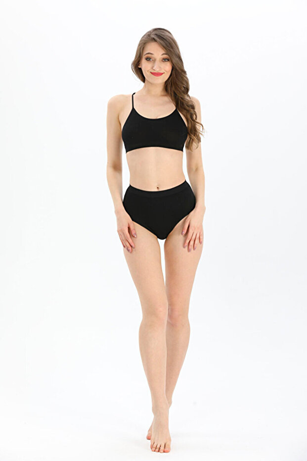 Women's High Waist Non-Marking Slip Panties Single