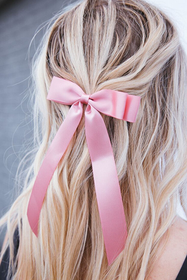 Women's Satin Bow - Automatic Buckle Ribbon