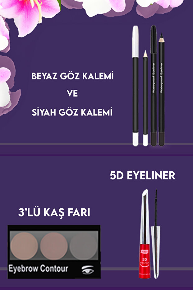 Mega 70 Parça Makyaj Seti - Açık Ton - 5
