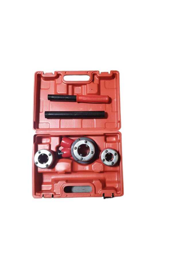 Mekanik Kollu Boru Pafta Takımı Çantalı 1/2-1' 1/4 - 1