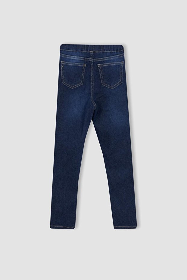 Kız Çocuk Dar Paça Jean Pantolon Z3971a623sp - 6