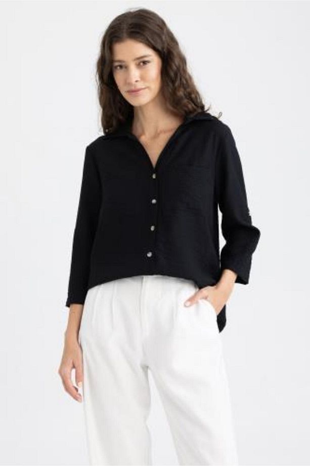 Regular Fit Uzun Kollu Gömlek M9407az23sp - 3