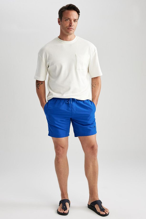 Regular Fit Diz Üstü Deniz Şortu N0132az23hs - 2
