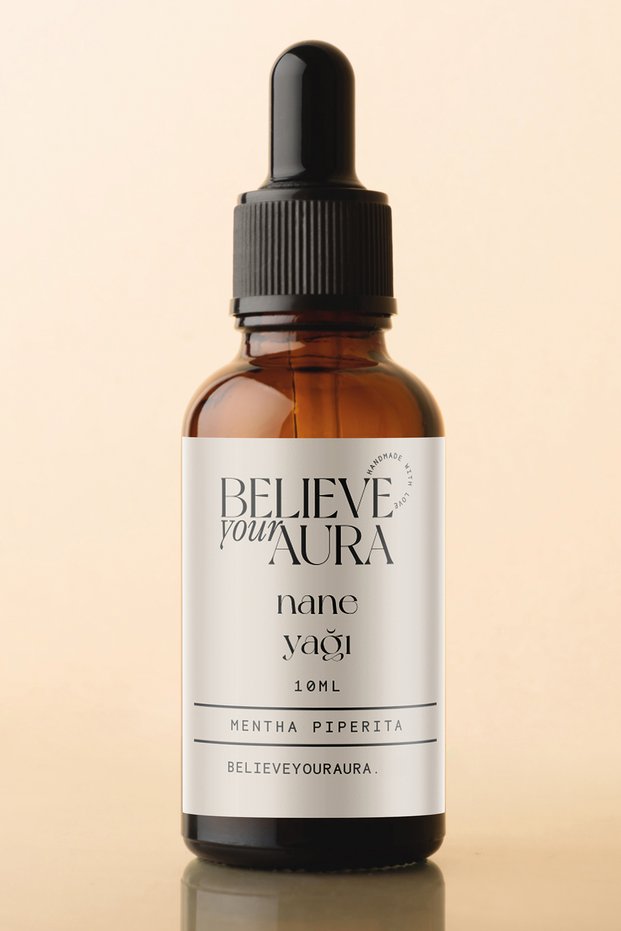 100% Pure and Natural Mint Oil - Skin and Hair Care - Peppermint Oil - 10 ml